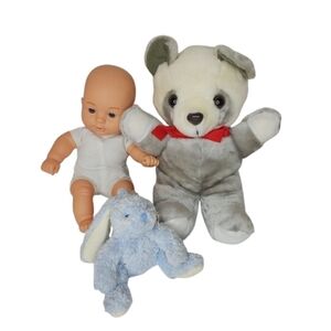 Plush Bundle Gifted All season Plush And Doll Never too late, gift Playful Lot